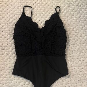 Black Lace Bodysuit XS